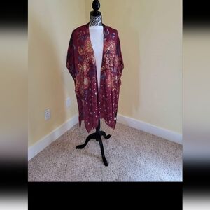 Women's Wrap/Ruana by Woven Heart. Worn once. Beautiful colors. Great Length